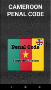 Cameroon Penal code english version screenshot 0