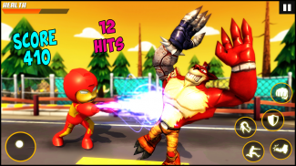 Black Iron Hero : Stickman Rope Hero fighting game screenshot 1