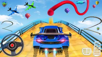 极端 坡道 汽车 特技 游戏： 新 特技 汽车 游戏类 : Ramp Car Stunt Games screenshot 7