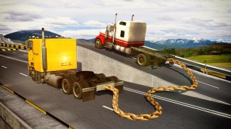 Chained Trucks against Ramp screenshot 0