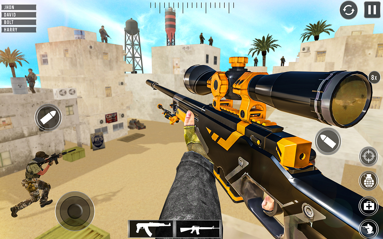 3D Sniper Games: Download Sniper Shooting Game and Play Non-stop Action  Missions of Real FPS Gun Shooting Games Offline::Appstore for  Android