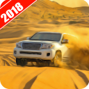 Dubai desert jeep speed drifting Icon
