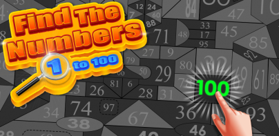 Find The Number 1 to 100 - Number Puzzle Game