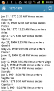 Venus Sign Astrology Table screenshot 3