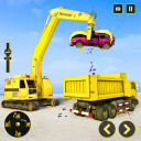 Crusher Crane Excavator Sim Icon