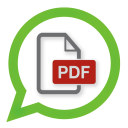 PDF Partager pour WhatsApp Icon