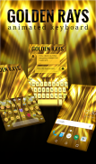 Golden Rays Animated Keyboard screenshot 3