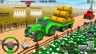 Tractor Farming Driving Games screenshot 0