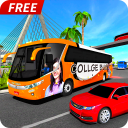 College Bus Simulator Dropping Game Icon