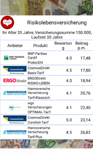 Insurance in Germany screenshot 2