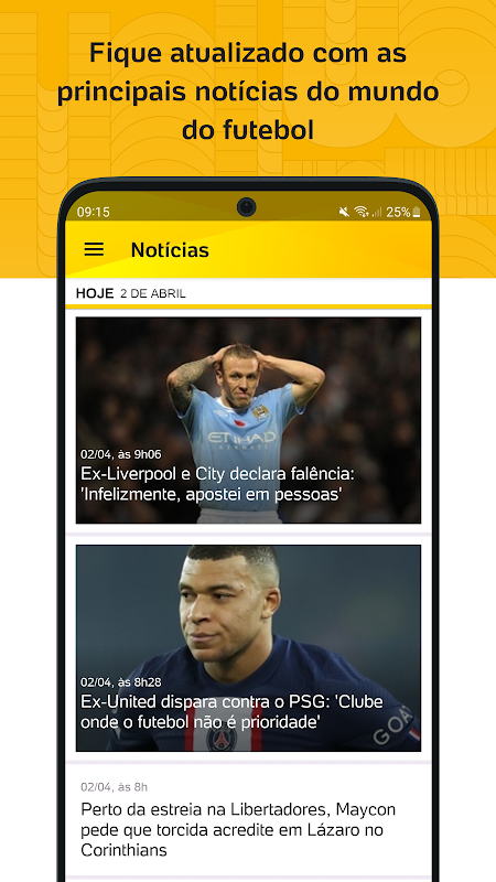 Acompanhe os lances do Brasileirão com o app Placar UOL - Futebol - UOL  Esporte