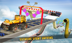 Monster Truck Mega Ramp Stunts Extreme Stunt Games screenshot 14