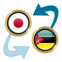 Japan Yen x Mozambique Metical Icon