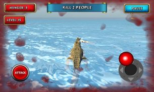 Crocodile Simulator Beach Hunt screenshot 8