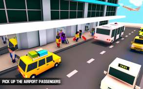 Blocky Airport Ground Staff Flight Simulator Game screenshot 0