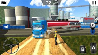 Offroad Oil Tanker Transport Truck Simulator 2019 screenshot 0