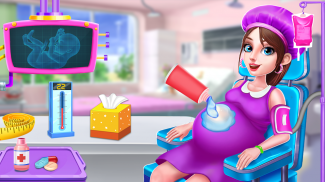 Pregnant Mommy Care Baby Games screenshot 13