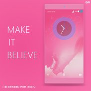 P XPERIA Theme™ | PINK - Design For SONY 🎨 screenshot 0