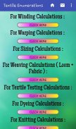 Textile Calculations (All-In-One-Calculator) screenshot 1