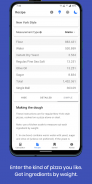 Pizza Dough Calculator Basic screenshot 1