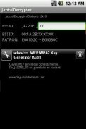 JazztelDecrypter. WEP KeyGen. screenshot 1