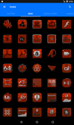Red Orange Icon Pack Free screenshot 0
