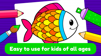 Learning & Coloring Game for Kids & Preschoolers screenshot 2