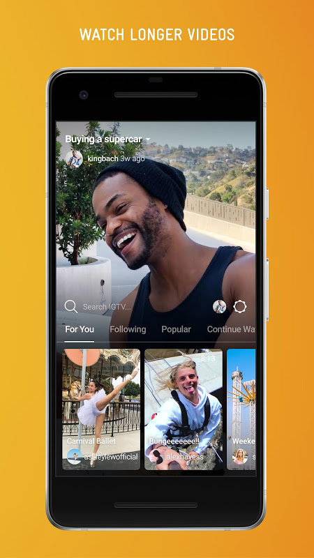 Igtv app outlet