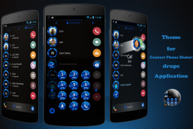 Shading Blue Dialer Theme screenshot 5