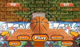 Basketball flick game slam screenshot 0