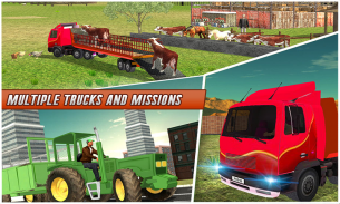 مزرعة الحيوانات شاحنة النقل screenshot 1