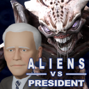 Aliens vs President Icon