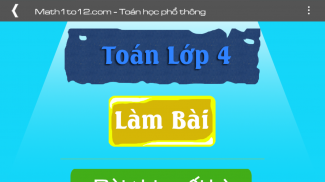 Toán lớp 4 (toan lop 4) screenshot 0