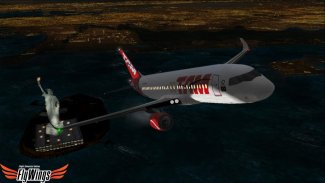 Flight Simulator Night NY Free screenshot 23