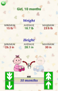 Baby weight and height screenshot 3