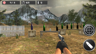 Flasche schießen Spiel 3D screenshot 4