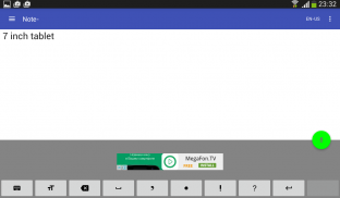 Voice Notebook - fala contínua para texto screenshot 0