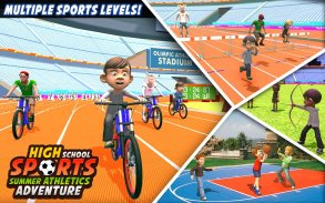 High school sports - summer Athletics adventure screenshot 0