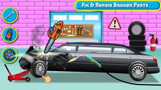 Limo Wedding Car Makeover: Car Wash & Decoration screenshot 0