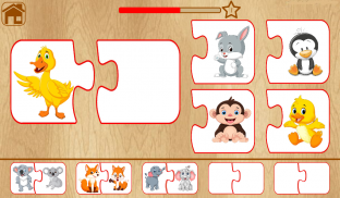 Animal Matching Puzzle for Kids-Name,Food,Home,Mom screenshot 14