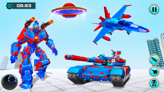 Air Jet Robot Tank Multi Transform Robot screenshot 1