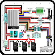 Diagrama de cableado de motocicleta simple screenshot 5