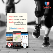 Sentiv - Run or Walk & Earn Money for a Charity screenshot 4