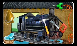 Kids Train Repair Shop Salon screenshot 1