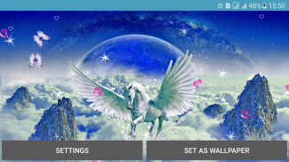 Unicorn Live Wallpaper screenshot 3