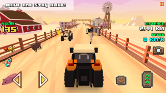 Blocky Farm Racing & Simulator - fazenda screenshot 5