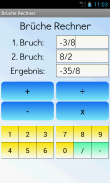 Brüche Rechner screenshot 1