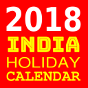 Indian Holidays Calendar 2018 Icon