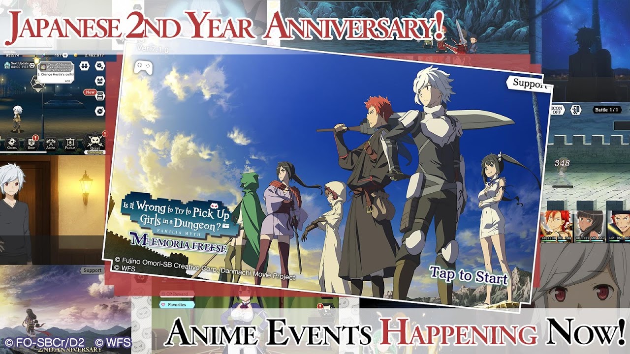 DanMachi - MEMORIA FREESE 14.7.0 Free Download