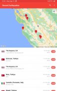 My Earthquake Alerts. Карта screenshot 3